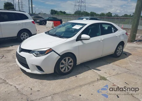 2014 Toyota Corolla Le from USA, damaged, VIN 2T1BURHE6EC018498